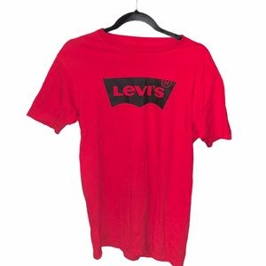 LEVIS T-Shirt Size medium Color Red and black